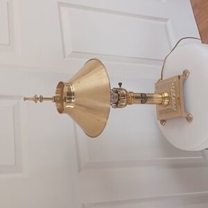 Vintage Brass Table Lamp Orient Express Brass Lamp